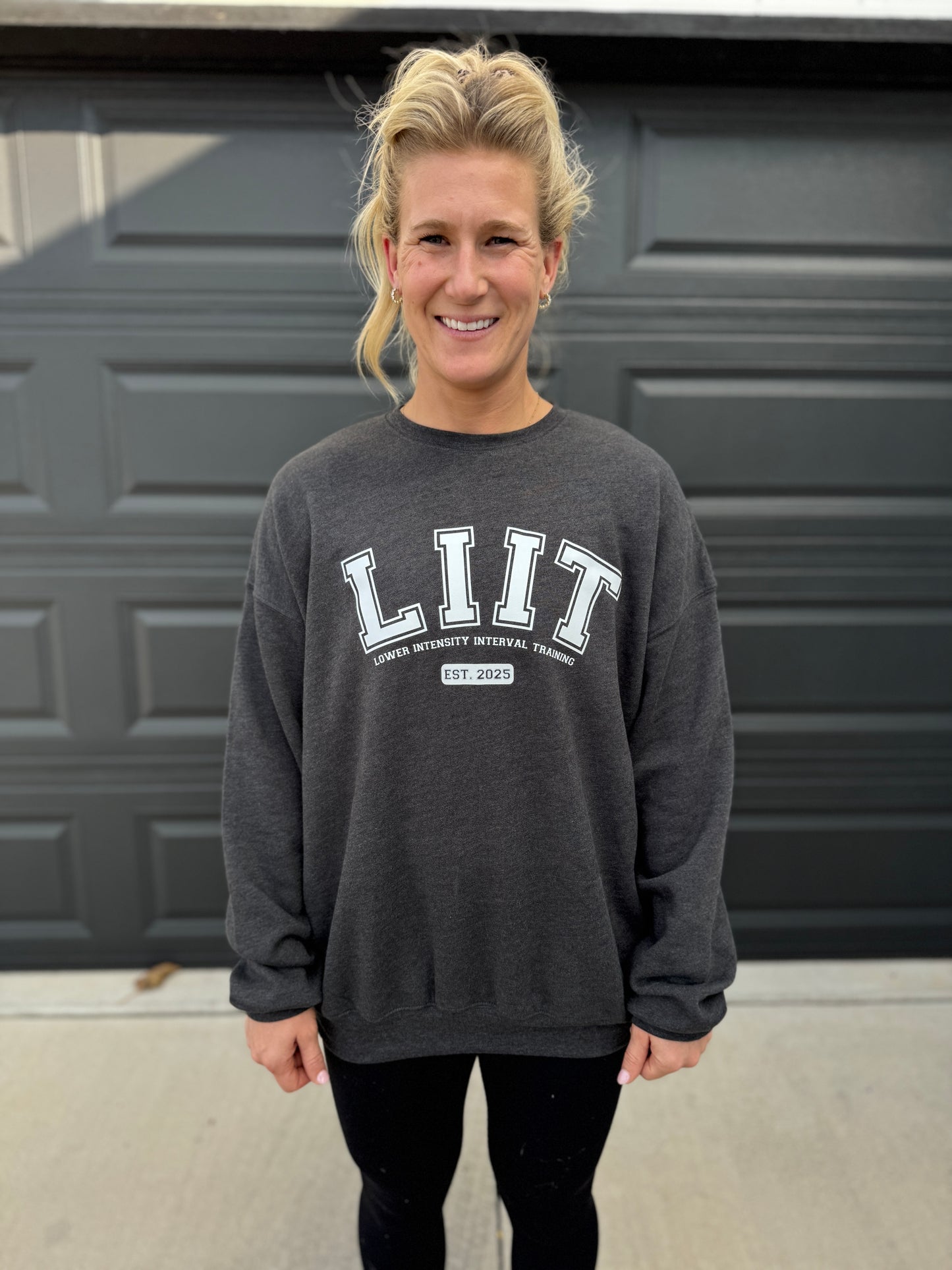 Dark Gray LIIT Crewneck Sweatshirt