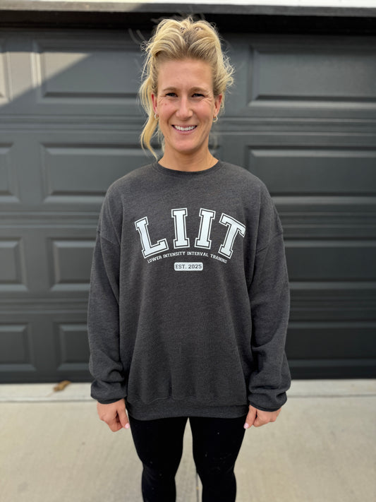 Dark Gray LIIT Crewneck Sweatshirt