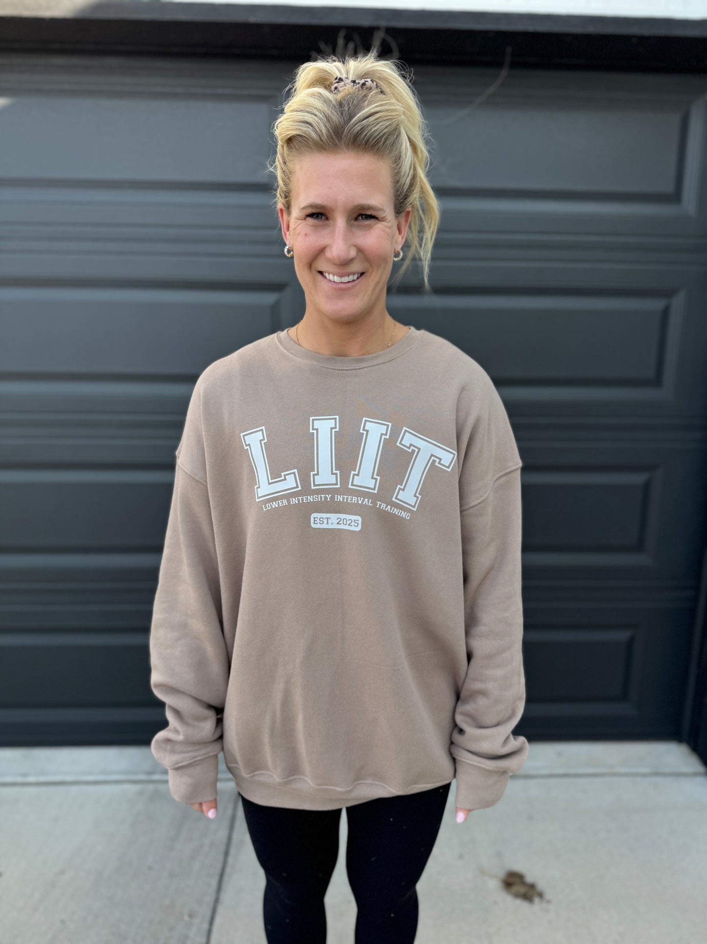 Tan LIIT Crewneck Sweatshirt