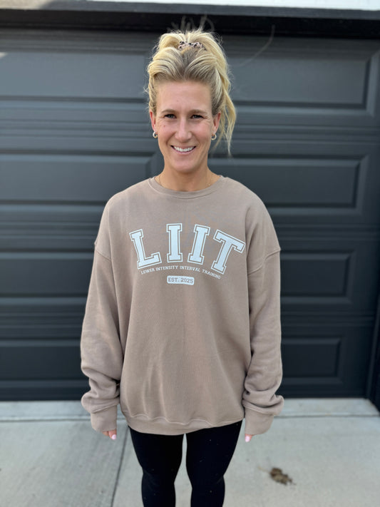 Tan LIIT Crewneck Sweatshirt